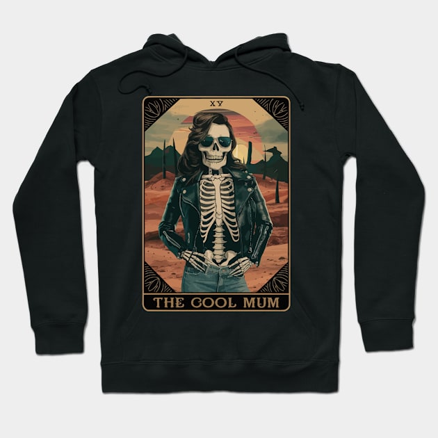 Funny Tarot Card: The Cool Mum Hoodie by Custom Prints HD